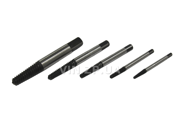 Набор экстракторов INTERTOOL 5 ед З-18 мм, для выкручивания сорванных болтов 4