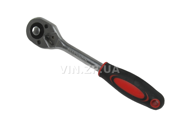 Вороток трещотка 1/2" INTERTOOL 24 зуба, длина 250мм, CrV, с храповым механизмом 4