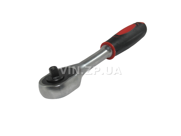 Вороток трещотка 1/4" INTERTOOL 24 зуба, длина 150мм, CrV, с храповым механизмом 2