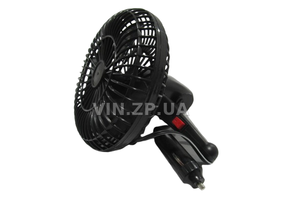 Вентилятор автомобильный в салон VITOL ф130мм, 12V, на присоске, в прикуриватель, с поворотом (34018) 2