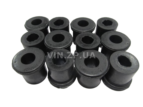 Втулки рессоры Москвич 412, 2140 РЕМ комплект 12шт, резина 2