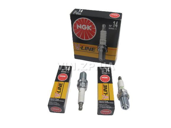 Свечи зажигания NGK Ланос, Авео, Лачетти, Нексия (16кл.), зазор 1.1, ключ 16, к-кт 4шт 1