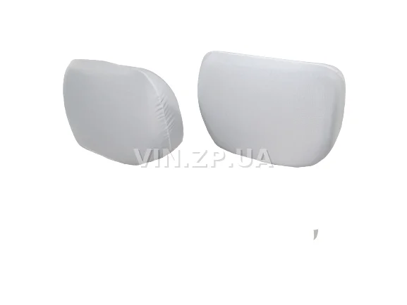 Чехлы на подголовники VRN белые "SAMARA", комплект 2 шт 2