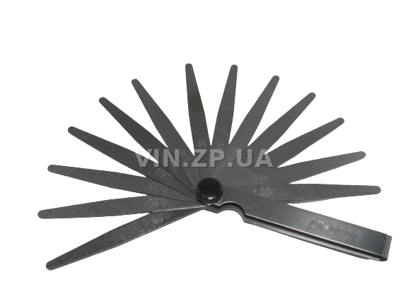 Щуп регулировки клапанов 0,05-1,0 мм INTERTOOL 13 шт (34391) 2