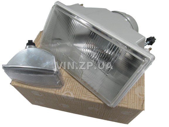 Фара ВАЗ 2108, 2109, 21099 ESER левая, белый поворот, рисунок ''освар'' 6