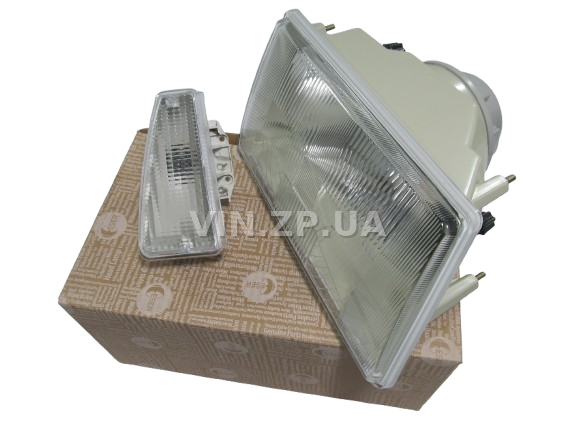 Фара ВАЗ 2108, 2109, 21099 ESER правая, белый поворот, рисунок ''освар'' 6