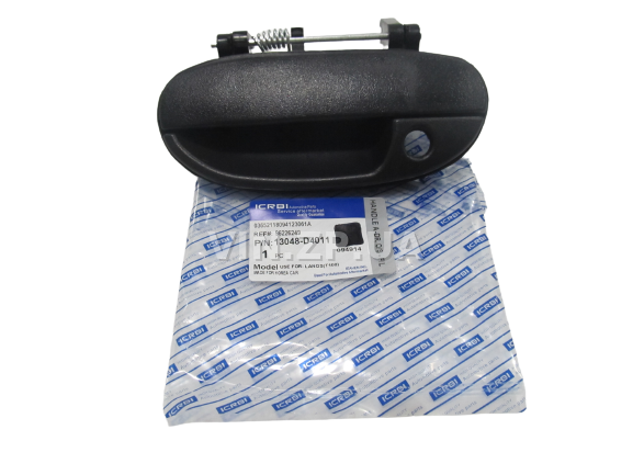 Ручка дверная CRB Ланос, Сенс, наружная передняя левая, пластик, OEM 96226249 1