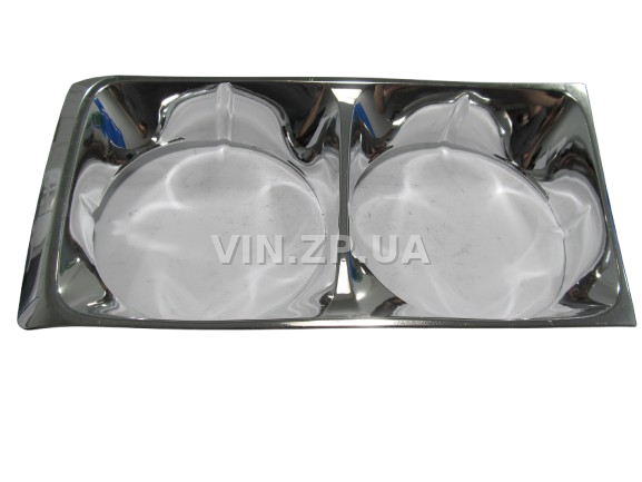 Облицовка фар ВАЗ 2106, пластик, хром, к-кт 2шт АВТОПЛАСТ 2