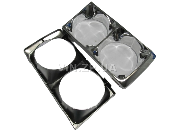 Облицовка фар ВАЗ 2106, пластик, хром, к-кт 2шт АВТОПЛАСТ 1