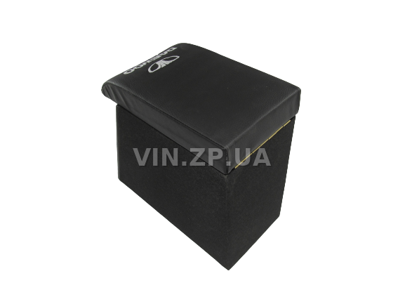 Подлокотник органайзер VRN Ланос, Сенс, черный с вышивкой "Daewoo Lanos" 3