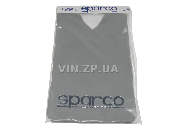 Брызговики SPARCO 360 х 220 мм, универсальные, серые, к-кт 4шт, мягкий капрон 2