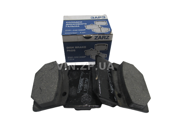 Колодки тормозные передние ЗАРЗ ВАЗ 2101, 2102, 2103, 2104, 2105, 2106, 2107, комплект 4шт 1
