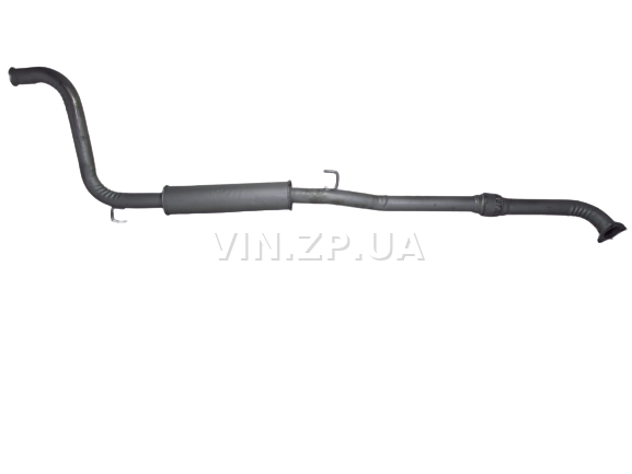 Резонатор ВАЗ 1117, 1118, 1119, Калина ТЕКС с гофрой, двойная прокатка швов 1