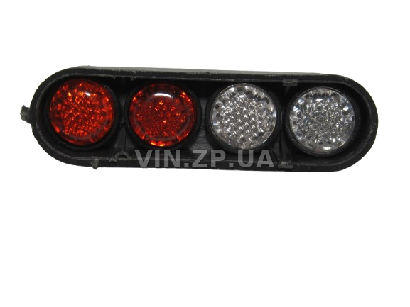 Болт номерного знака со светоотражателем,  красный+белый ELEGANT М 4 х 15 х 1.25, к-кт 4шт (35852) 2