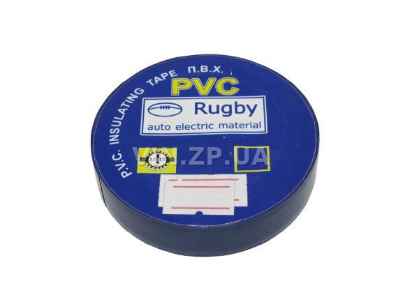 Изолента ПВХ 25м х 0.13мм х 19мм RUGBY синяя (36167)