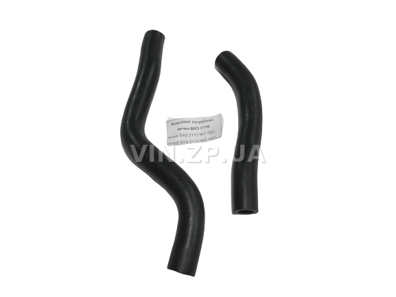 Патрубок отопителя печки РЕМ ВАЗ 2110, 2111, 2112, 2003-2005гг, комплект 2шт, d18 x L230, d18 x L340 (36240) 2