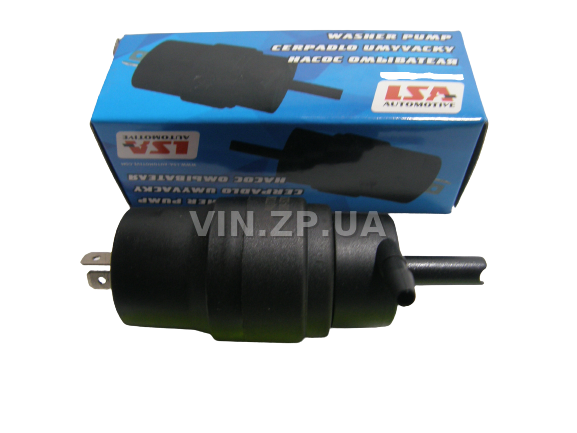 Насос бачка омывателя LSA ВАЗ 2108, 2109, 2114, 2115, 2110, ГАЗ 3110, 3302, 2217, 2705, 3110, 31105, нового образца, черный 1