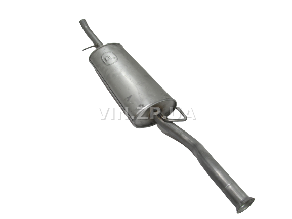 Глушитель ВАЗ 2170 Приора, 2111 с 2007г POLMO задний, алюминизированный 2