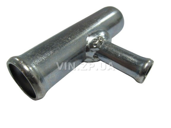 Трубка ГБЦ Сенс 1.3, Ланос 1.4, под кран печки, 1 вывод под 90гр АВТОЗАЗДЕТАЛЬ (36402) 2