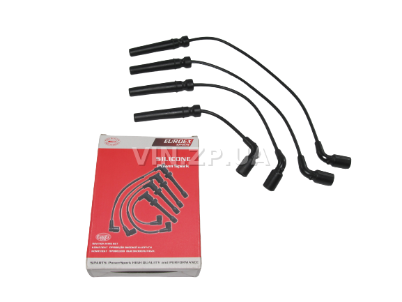 Провода высоковольтные S.PARTS Ланос, Авео, Нубира, Такума, Нексия, с 16-ти клапанным двигателем 1.6л, силикон, OEM 96497773 2