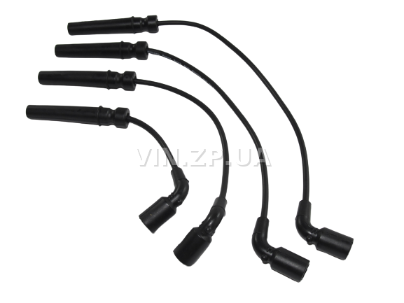 Провода высоковольтные S.PARTS Ланос, Авео, Нубира, Такума, Нексия, с 16-ти клапанным двигателем 1.6л, силикон, OEM 96497773 4