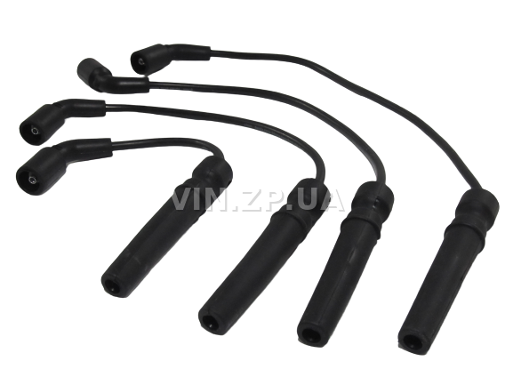 Провода высоковольтные S.PARTS Нексия с 16-ти клапанным двигателем 1.5 л, силикон, OEM 96211948 4