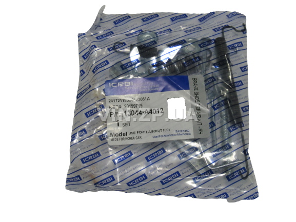 Ремкомплект тормозного барабана CRB Ланос, Сенс, Нексия, Нубира, тормозных колодок задних, правый 90199719 2