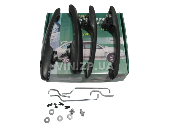 Ручка двери ВАЗ 2109, 21099, 2114, 2115, наружная, Евро, к-кт 4шт ТЮН-АВТО 1