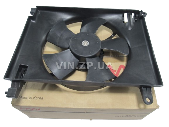 Вентилятор охлаждения Авео 1.5-1.6 без кондиционера, основной HAN с диффузором и мотором, 96536522 3