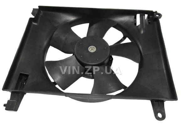 Вентилятор охлаждения Авео 1.5-1.6 без кондиционера, основной HAN с диффузором и мотором, 96536522 1