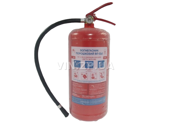 Огнетушитель порошковый 5кг ПОЖТЕХНИКА с манометром (ВП-5) 1