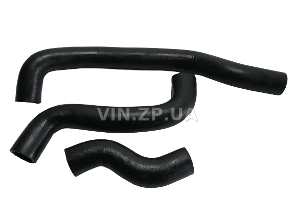 Патрубок радиатора РЕМ Ланос 1.4л без кондиционера, охлаждения, комплект 3шт 1