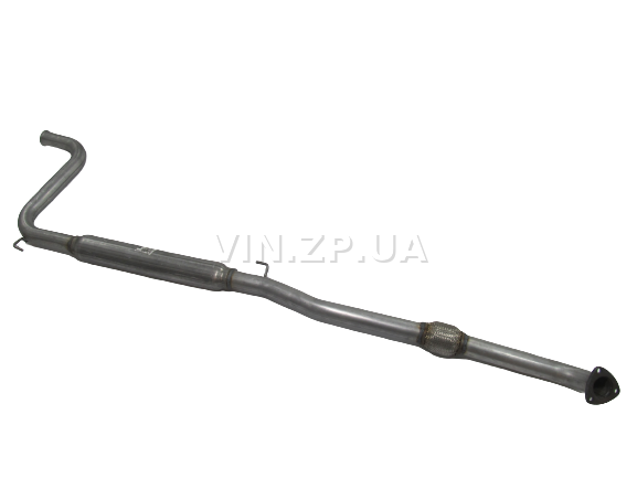 Резонатор ВАЗ 1117, 1118, 1119, Калина POLMO с гофрой, алюминизированный 2