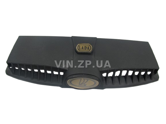 Дефлектор воздухозаборника капота ВАЗ 2101, 2102, 2103, 2106 BAGIS золотой значок, к-кт 2шт 3