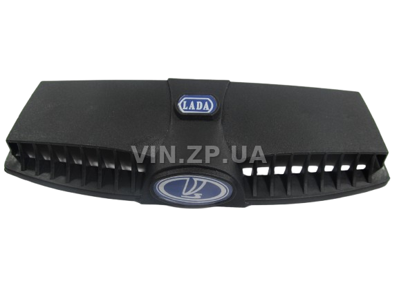 Дефлектор воздухозаборника капота ВАЗ 2101, 2102, 2103, 2106 BAGIS синий значок, к-кт 2шт 3