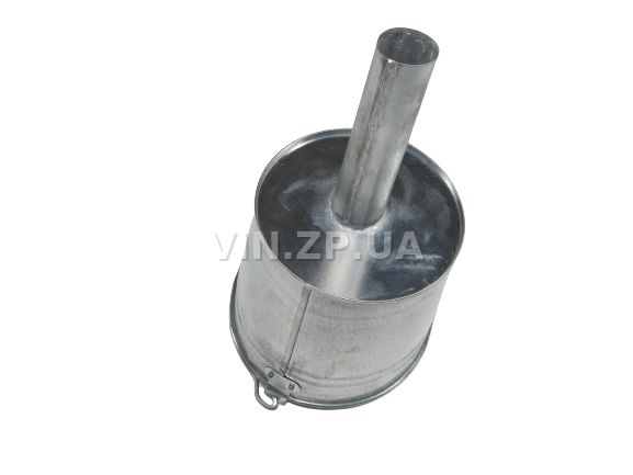 Лейка топливная 5.0л, носик d 33мм вертикальный ВИДЕКС бензин, дизель, с сеткой-фильтром, оцинкованная В-4 2