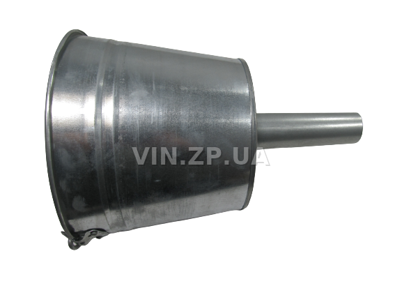 Лейка топливная 5.0л, носик d 33мм вертикальный ВИДЕКС бензин, дизель, с сеткой-фильтром, оцинкованная В-4 5