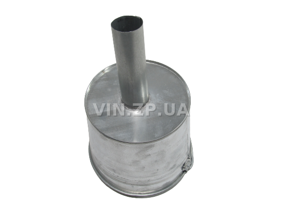 Лейка топливная 5.0л, носик d 33мм вертикальный ВИДЕКС бензин, дизель, с сеткой-фильтром, оцинкованная В-4 6