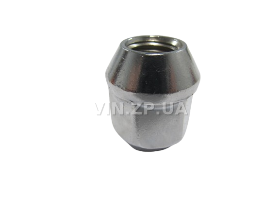 Гайка колеса Авео, Лачетти, ключ 19, закрытая, конус GENUINE хром, М12 x 1.5 x 35, 1шт, 94837389 (38157) 2