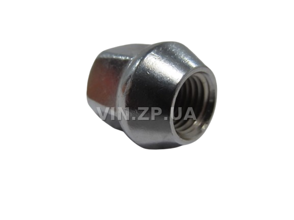 Гайка колеса Авео, Лачетти, ключ 19, закрытая, конус GENUINE хром, М12 x 1.5 x 35, 1шт, 94837389 (38157)