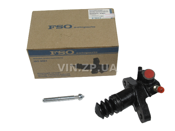 Цилиндр сцепления рабочий FSO Авео в сборе со штоком, OEM 96293075 1