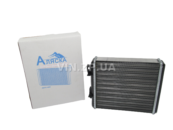 Радиатор отопителя печки АЛЯСКА ВАЗ 2105, 2106, 2107 алюминиевый, широкий (38307)