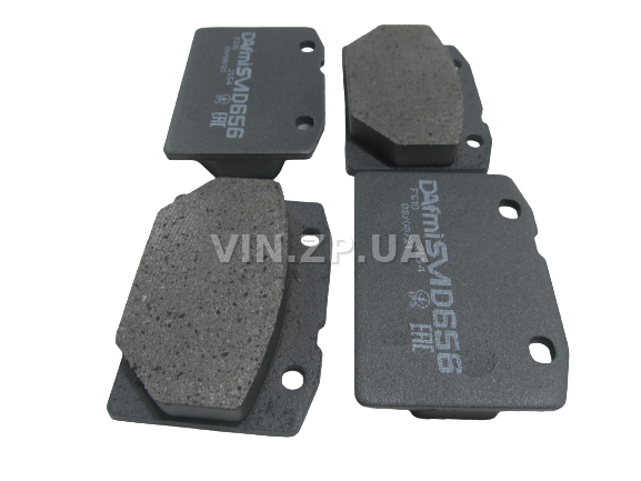 Передние тормозные колодки DAfmi ВАЗ 2101, 2103, 2104, 2105, 2106, 2107, к-кт 4 штуки, серия Semi Metallic 2