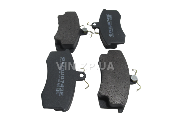 Передние тормозные колодки DAfmi ВАЗ 2108, 2109, 21099, 2113, 2114, 2115, к-кт 4 штуки, класс премиум-INTELLI 2