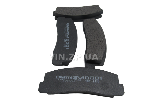Передние тормозные колодки DAfmi ВАЗ 2121, 21213, 21214, 2123, 2131, к-кт 4 штуки, серия Semi Metallic 2