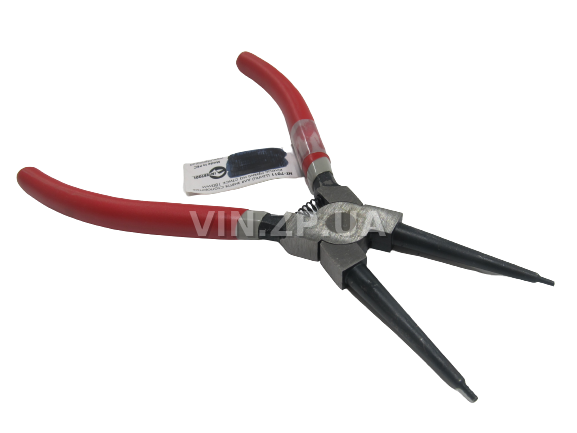 Щипцы снятия установки стопорных колец INTERTOOL 180 мм, прямые на сжатие 2