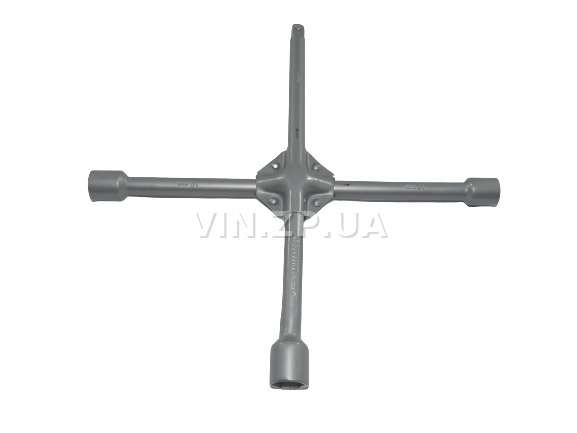 Ключ колёсный балонный INTERTOOL "крест" 21 х 19 х 17 х 1/2", усиленный 2