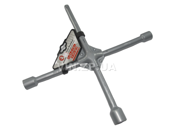 Ключ колёсный балонный INTERTOOL "крест" 21 х 19 х 17 х 1/2", усиленный 3