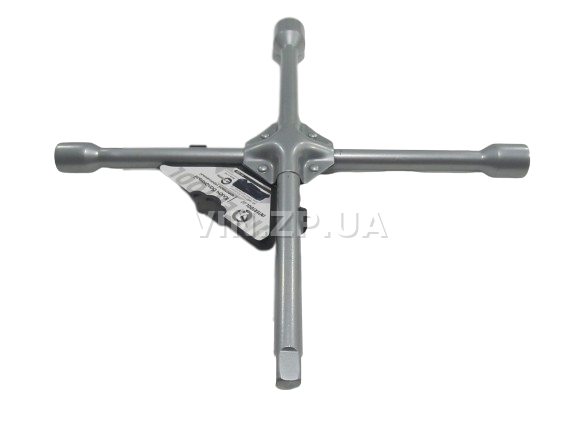 Ключ колёсный балонный INTERTOOL "крест" 22 х 19 х 17 х 1/2", усиленный 2