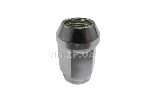 Гайка колеса Авео, Лачетти, ключ 19, закрытая, конус BS AUTO хром, М12 x 1.5 x 35, 1шт, 94837389 (38850) 2